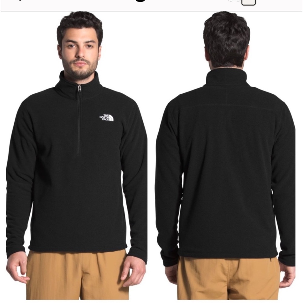 50%offw❤️ The North Face  Textured Cap Rock 1/4 Zip Long Slv Fleece Pullover 152